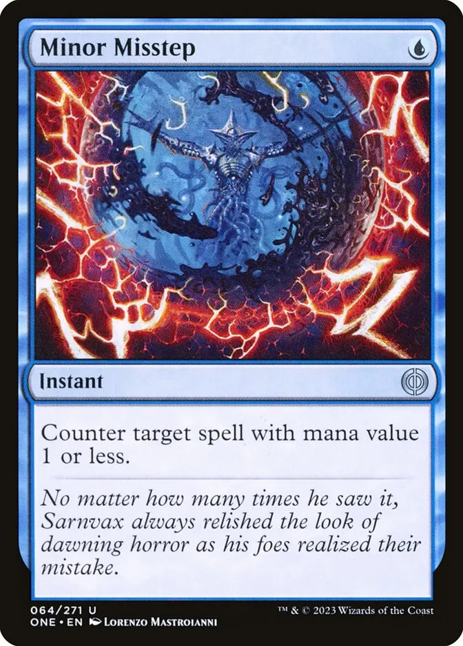 Minor Misstep Front Face