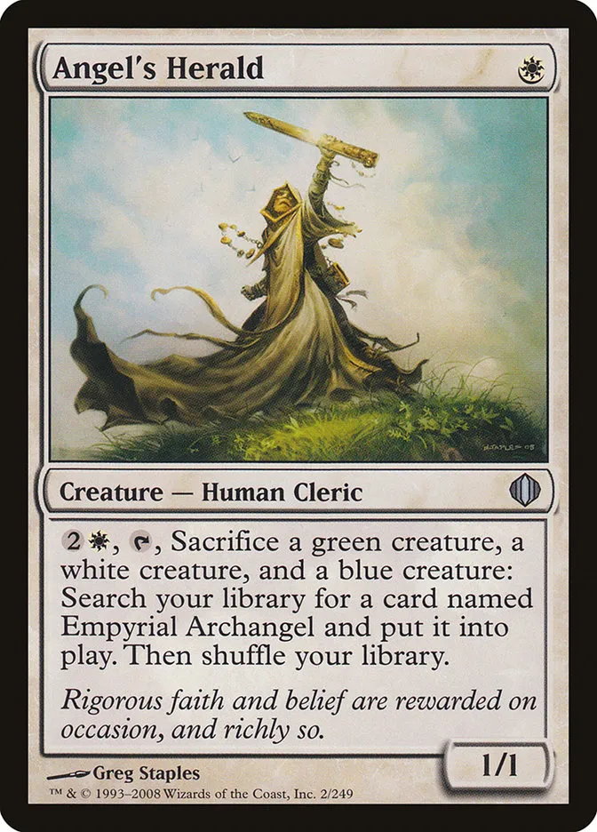 Angel's Herald Front Face