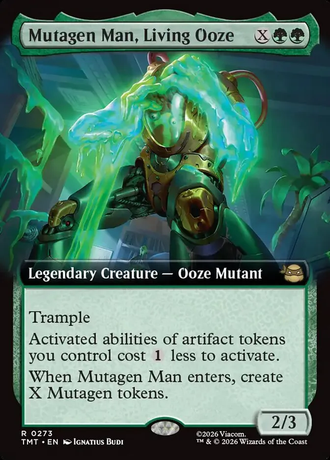 Mutagen Man, Living Ooze Front Face