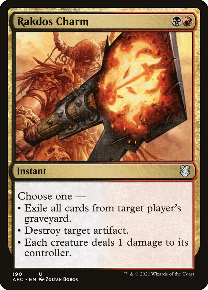 Rakdos Charm Front Face
