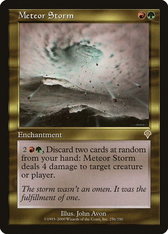 Meteor Storm Front Face