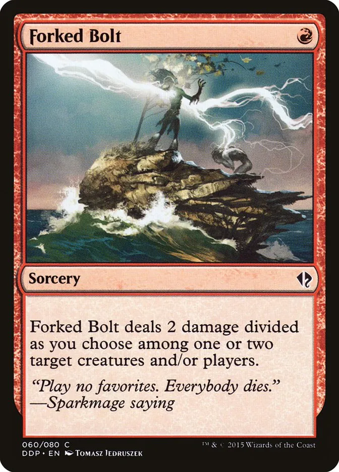 Forked Bolt Front Face