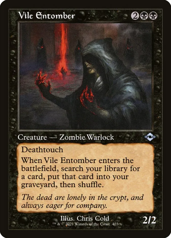 Vile Entomber Front Face