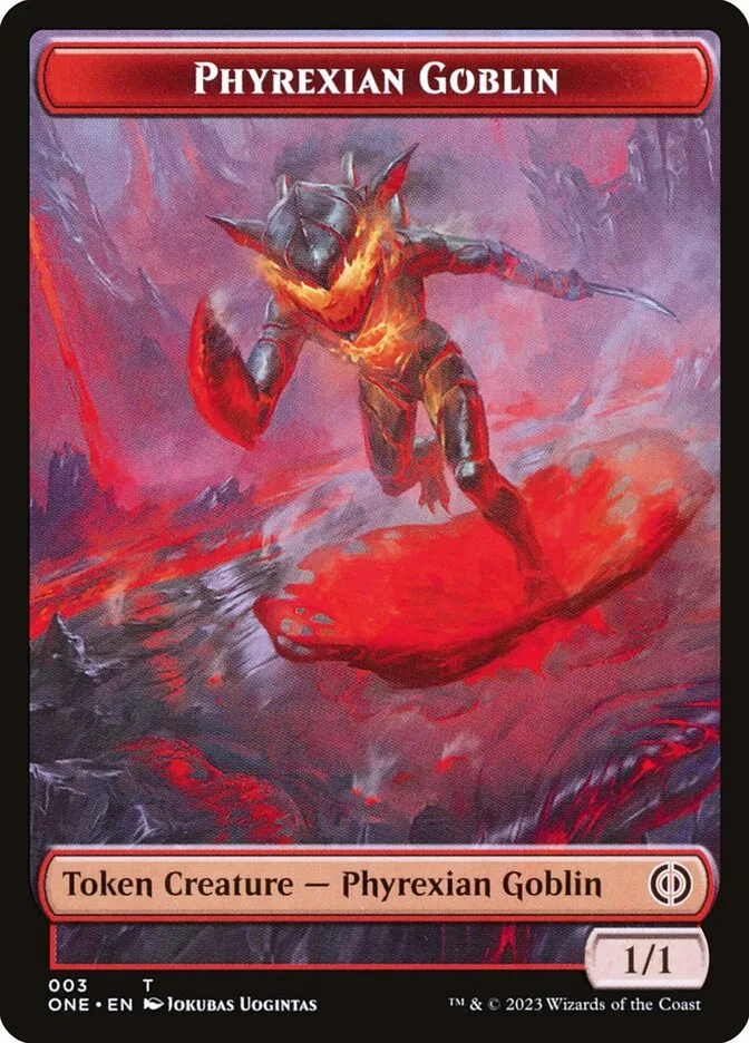 Phyrexian Goblin Front Face