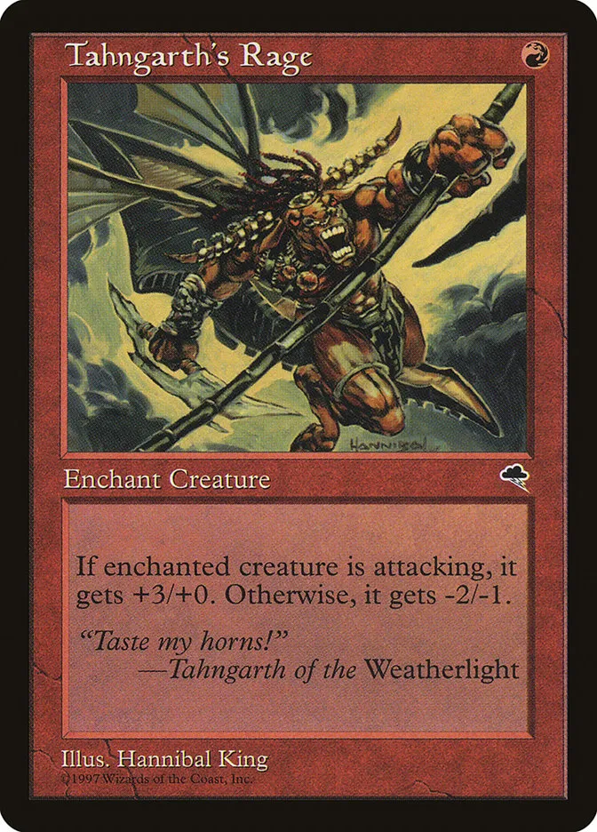 Tahngarth's Rage Front Face