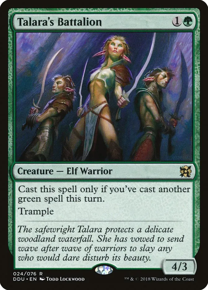 Talara's Battalion Front Face