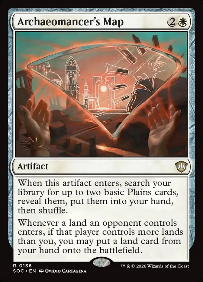 Archaeomancer's Map Front Face