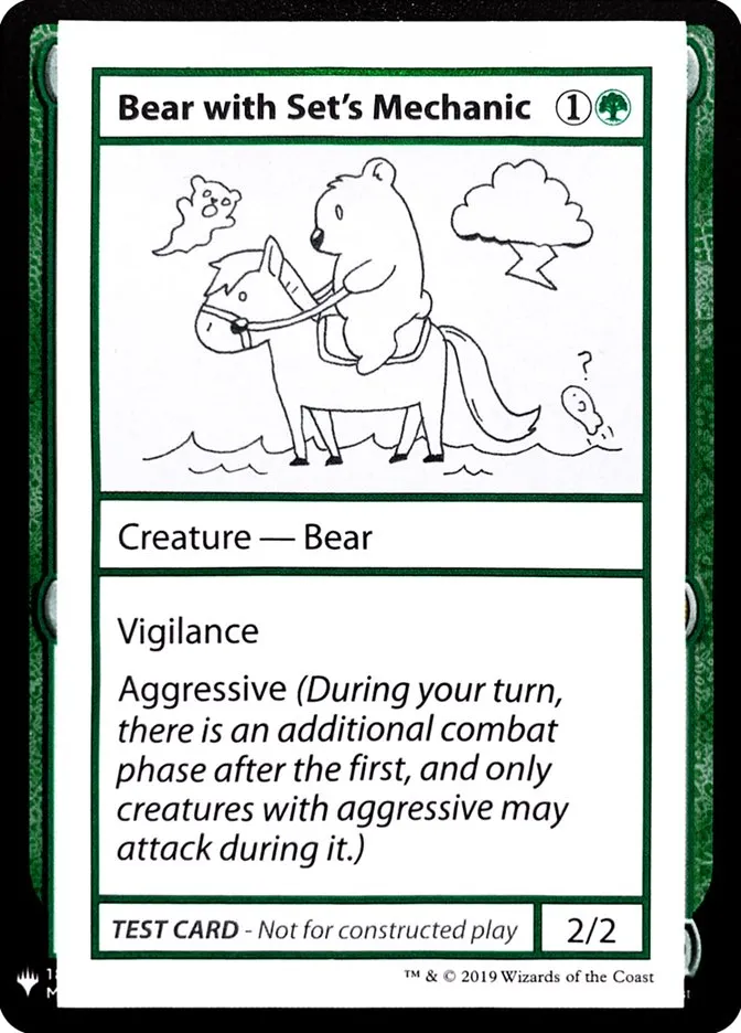 Bear with Set's Mechanic Front Face