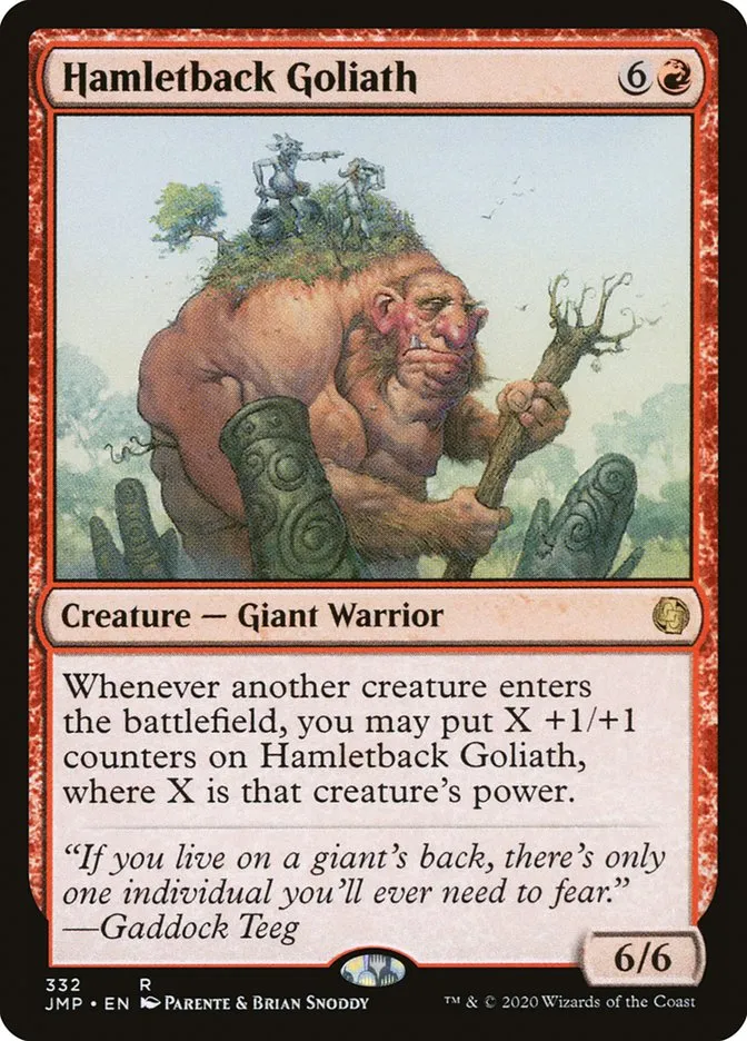 Hamletback Goliath Front Face