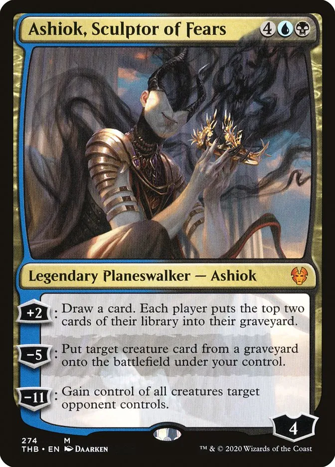 Ashiok, Sculptor of Fears Front Face