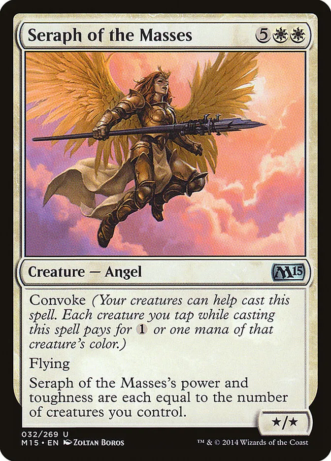 Seraph of the Masses Front Face