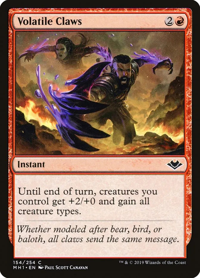 Volatile Claws Front Face