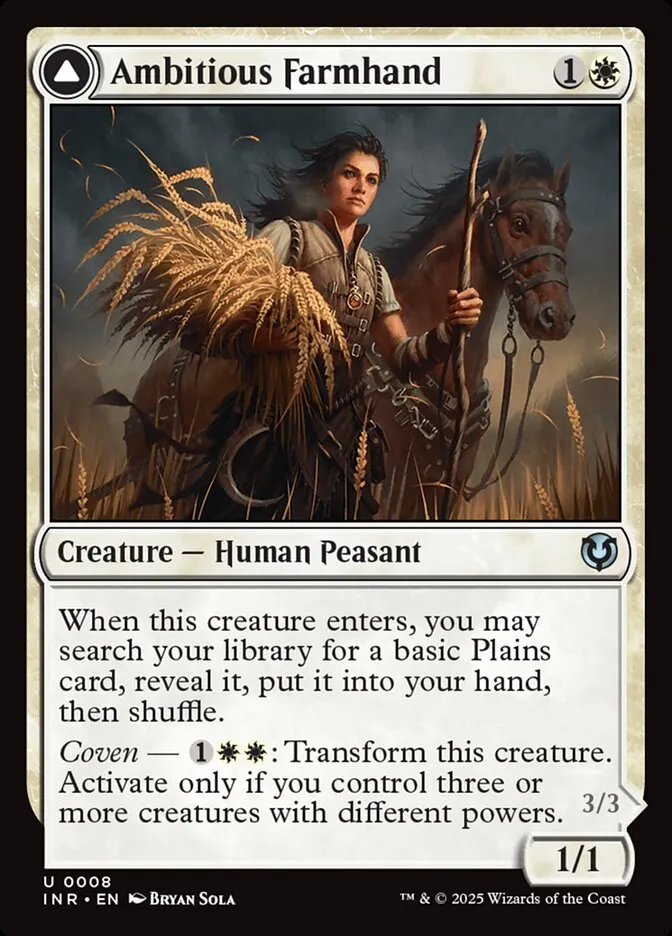 Ambitious Farmhand // Seasoned Cathar Front Face