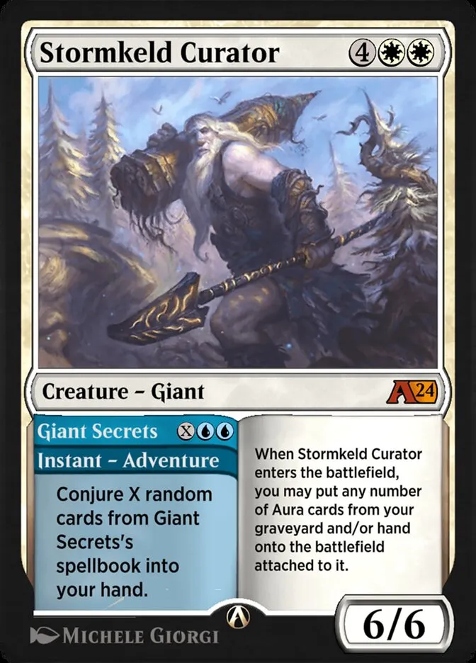Stormkeld Curator // Giant Secrets Front Face