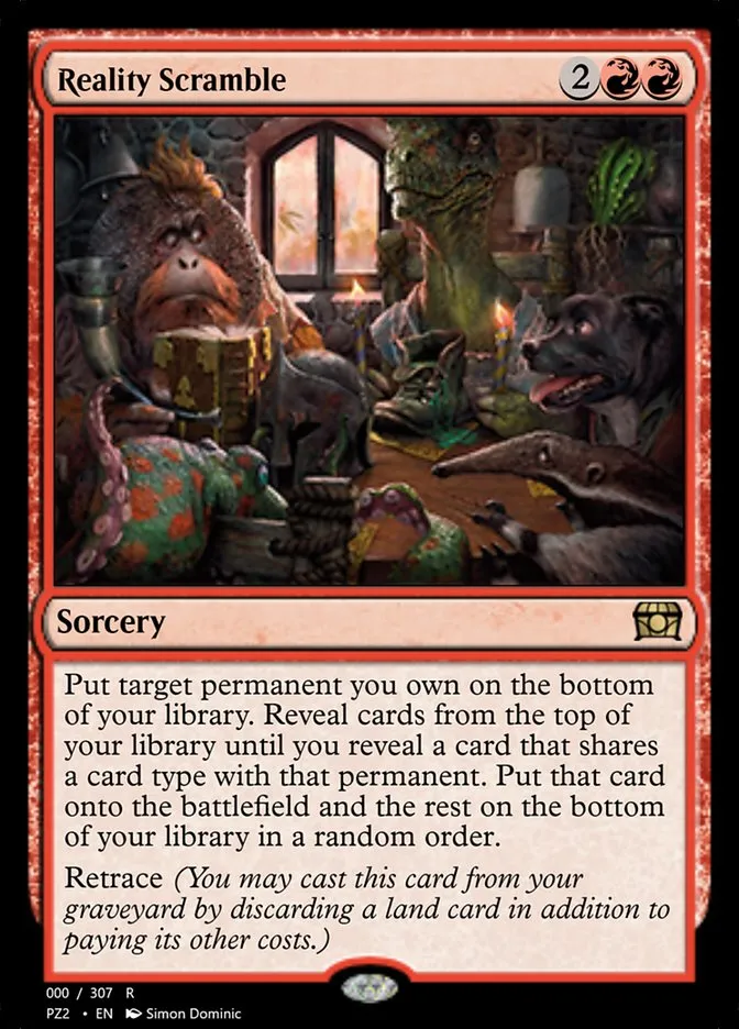 Reality Scramble Front Face