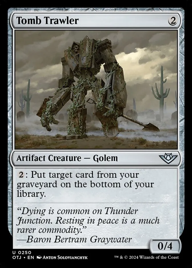 Tomb Trawler Front Face