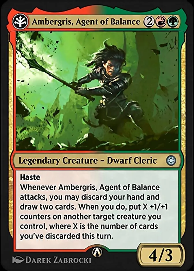 Ambergris, Agent of Balance Front Face