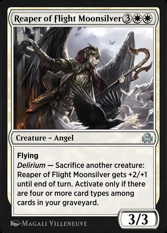 Reaper of Flight Moonsilver Front Face