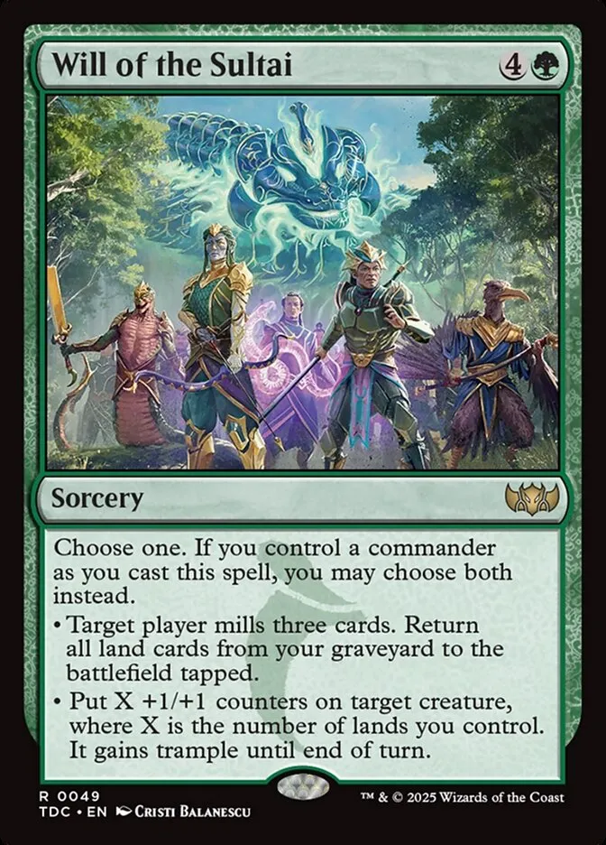Will of the Sultai Front Face