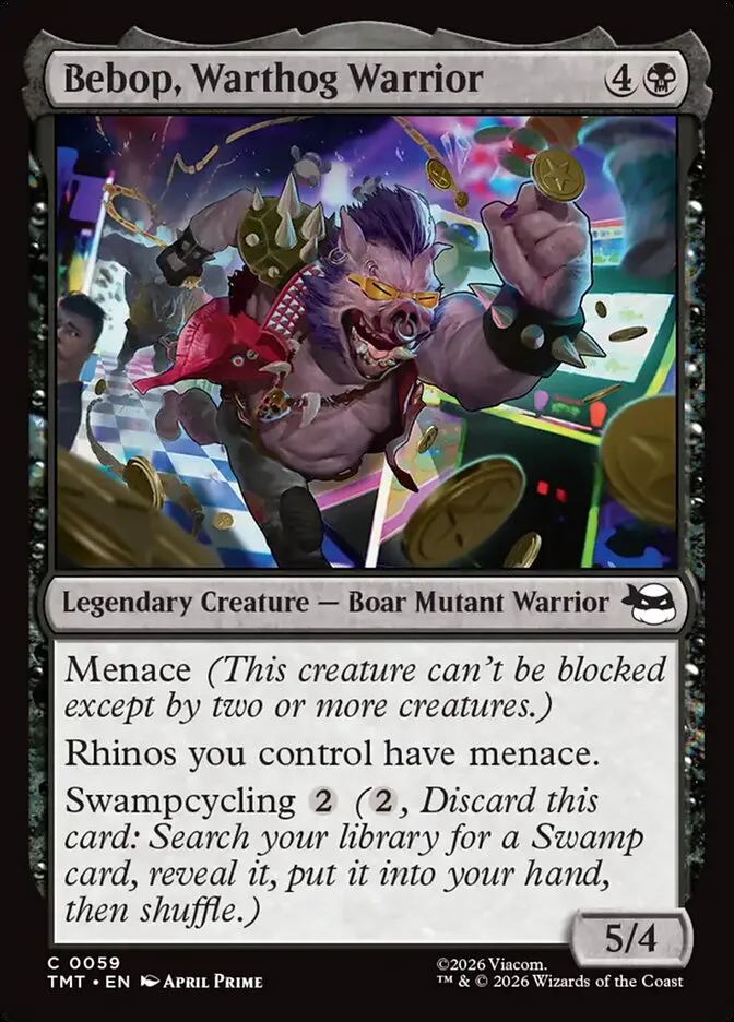 Bebop, Warthog Warrior Front Face