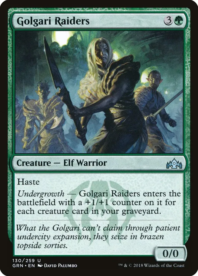 Golgari Raiders Front Face