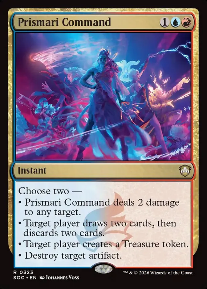 Prismari Command Front Face