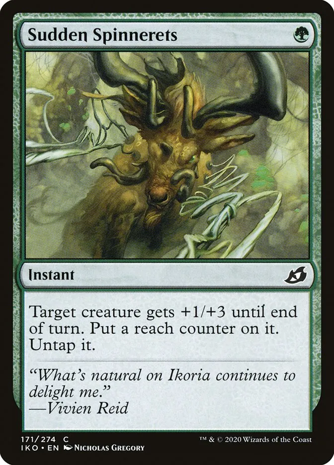 Sudden Spinnerets Front Face