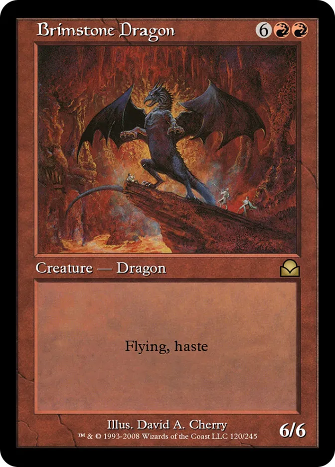 Brimstone Dragon Front Face