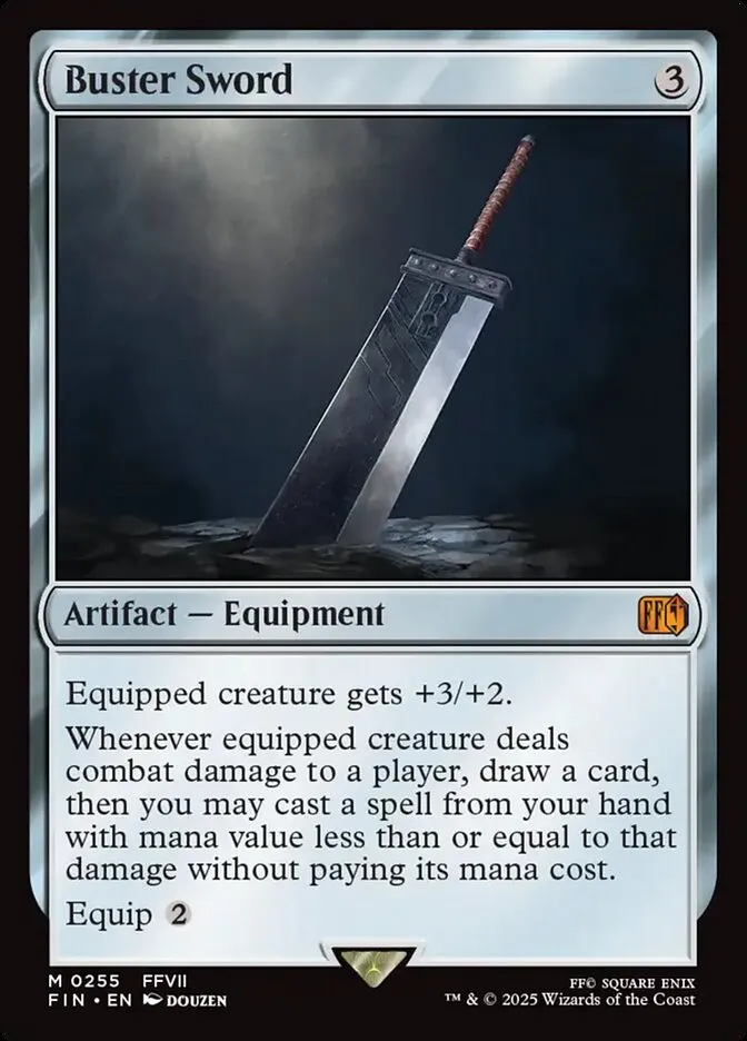 Buster Sword Front Face