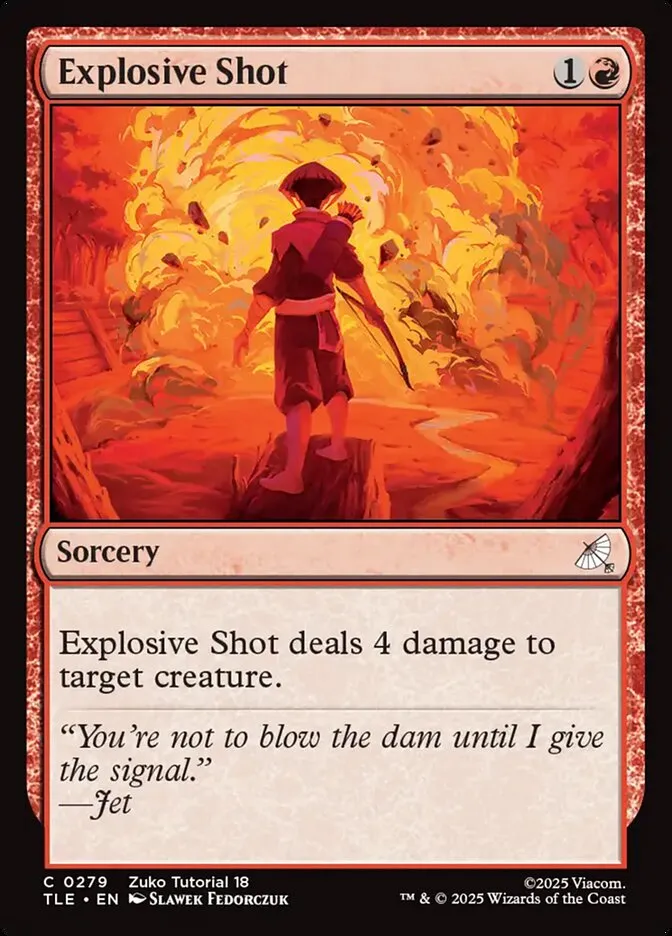 Explosive Shot Front Face