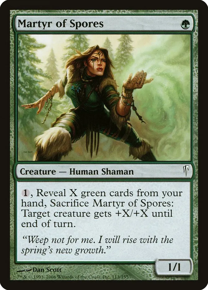 Martyr of Spores Front Face