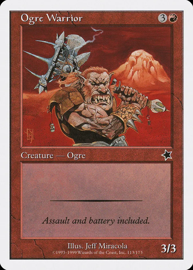 Ogre Warrior Front Face