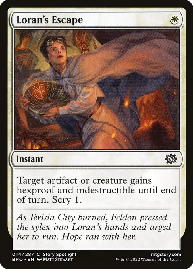 Loran's Escape Front Face