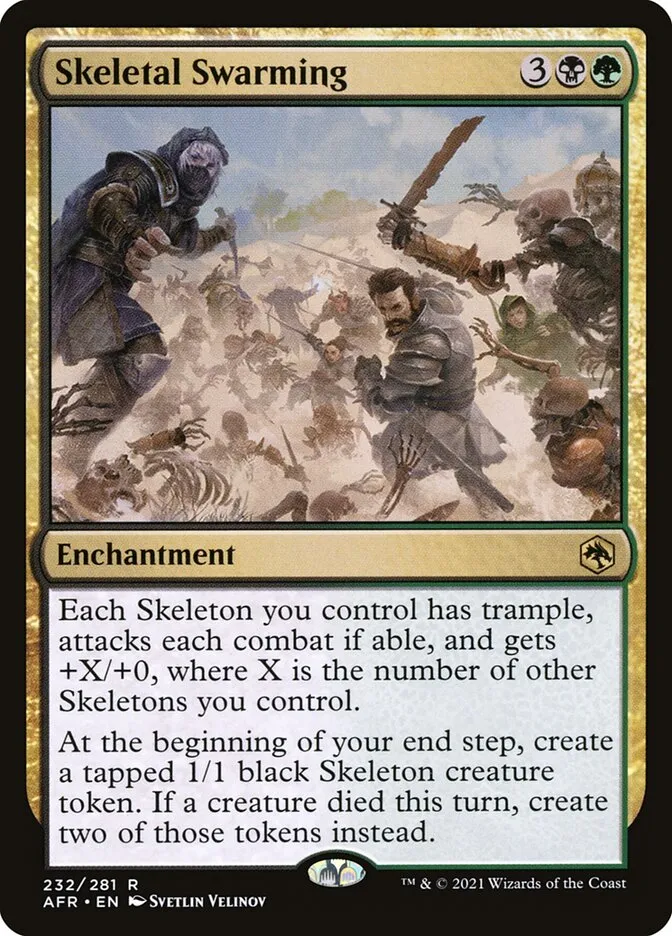 Skeletal Swarming Front Face