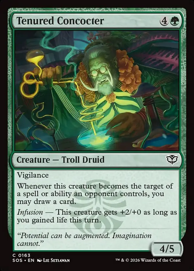 Tenured Concocter Front Face
