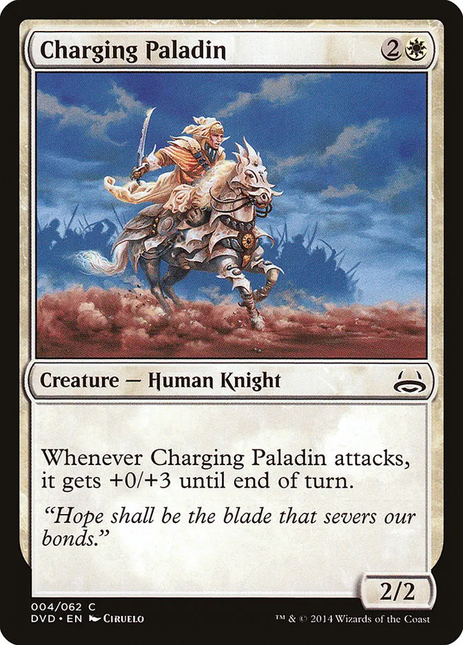 Charging Paladin Front Face