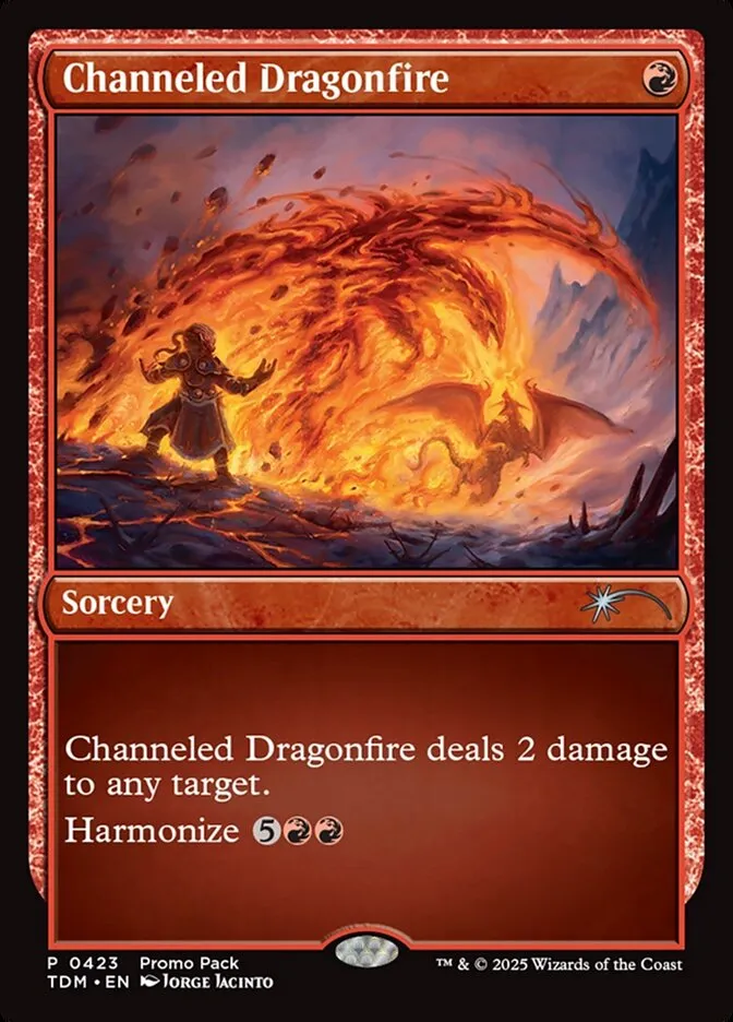 Channeled Dragonfire Front Face