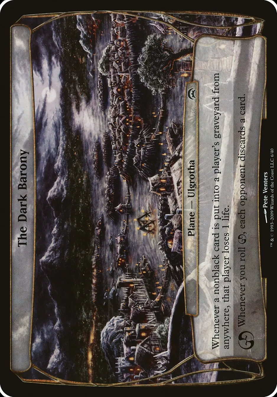 The Dark Barony Front Face