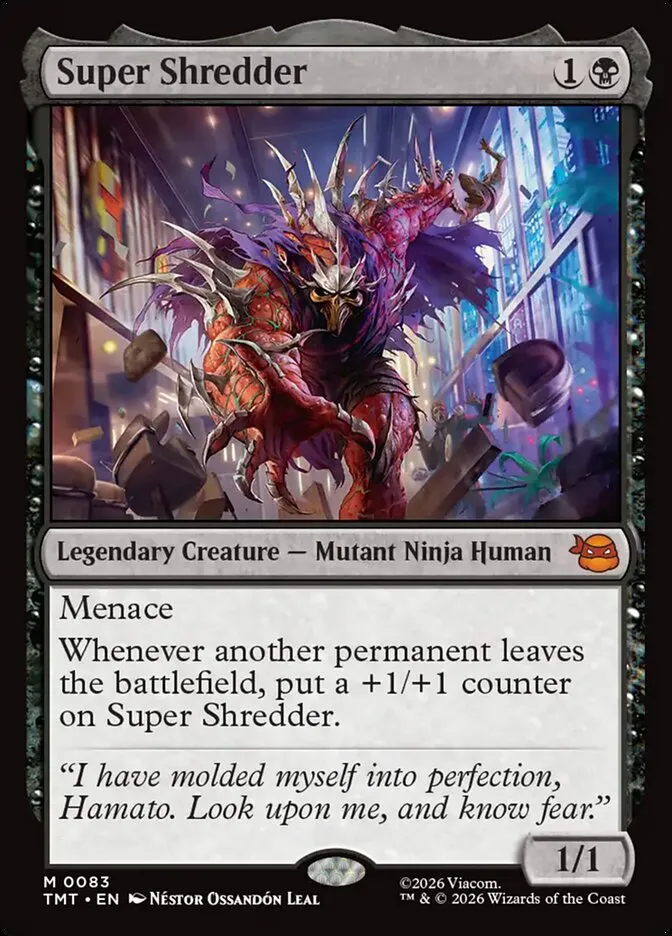 Super Shredder Front Face