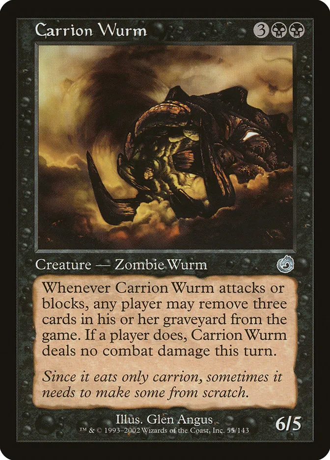 Carrion Wurm Front Face