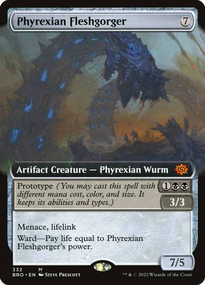 Phyrexian Fleshgorger Front Face