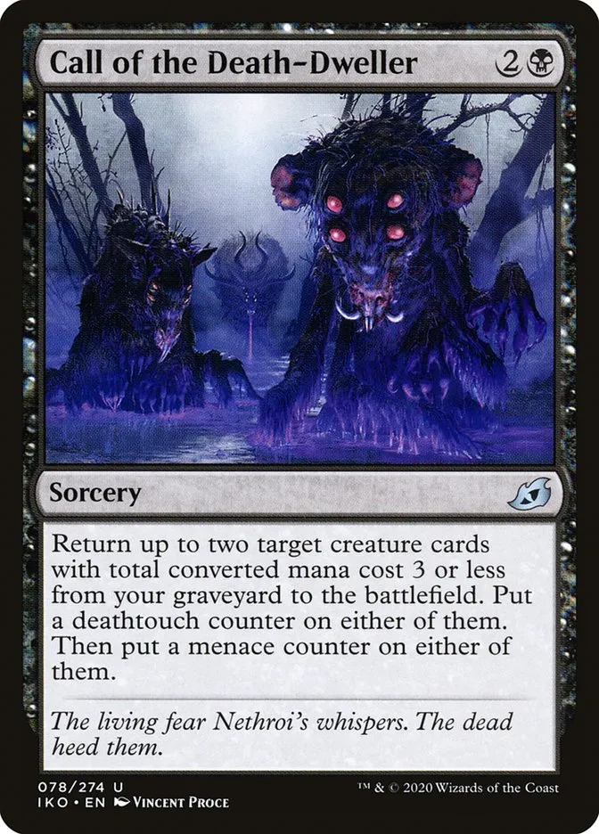 Call of the Death-Dweller Front Face