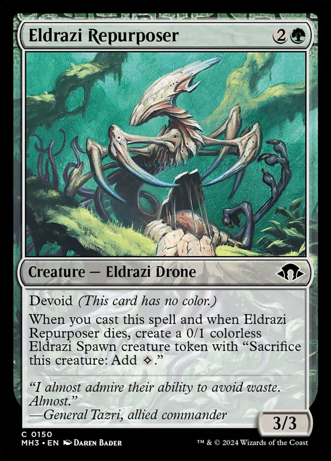 Eldrazi Repurposer Front Face