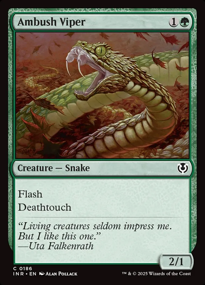 Ambush Viper Front Face