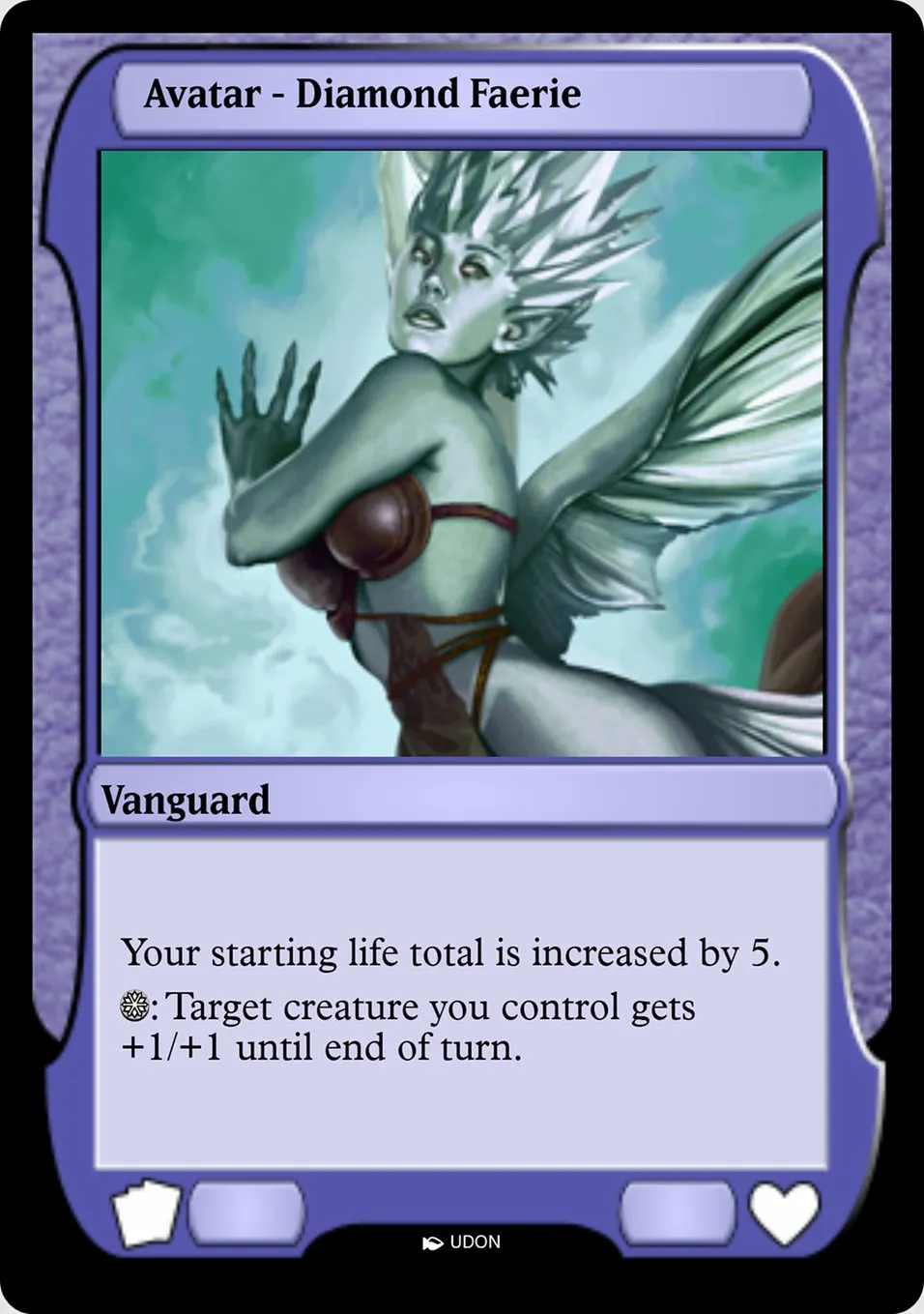 Diamond Faerie Avatar Front Face