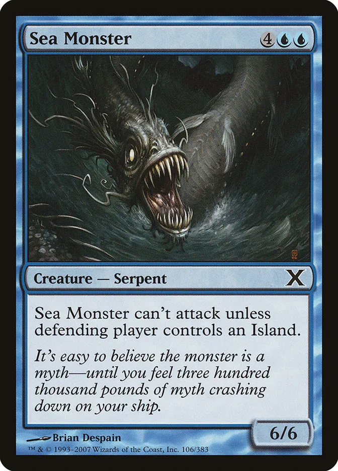 Sea Monster Front Face