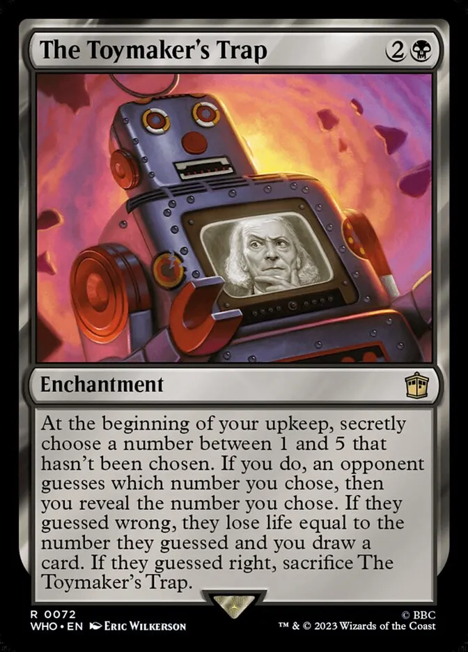 The Toymaker's Trap Front Face