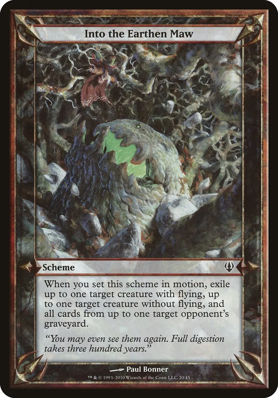 Into the Earthen Maw Front Face