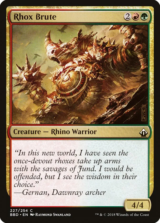 Rhox Brute Front Face