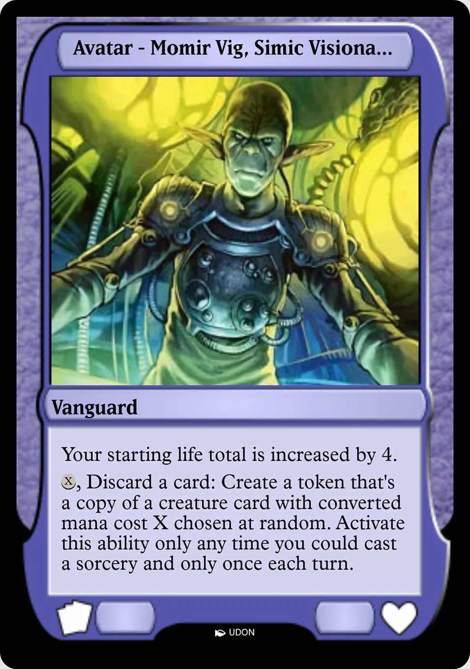 Momir Vig, Simic Visionary Avatar Front Face